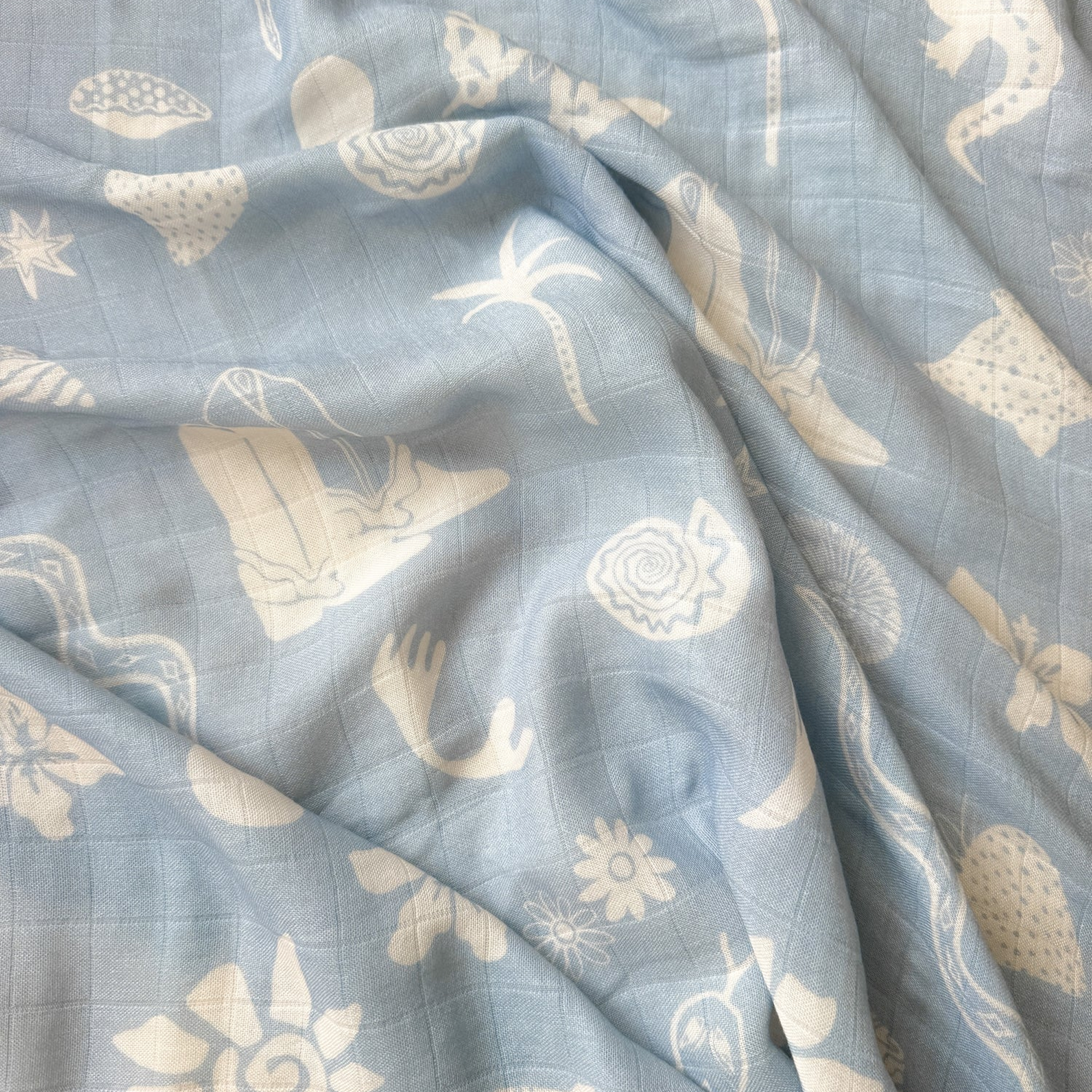 Desert Snake - Blue & White Wrap