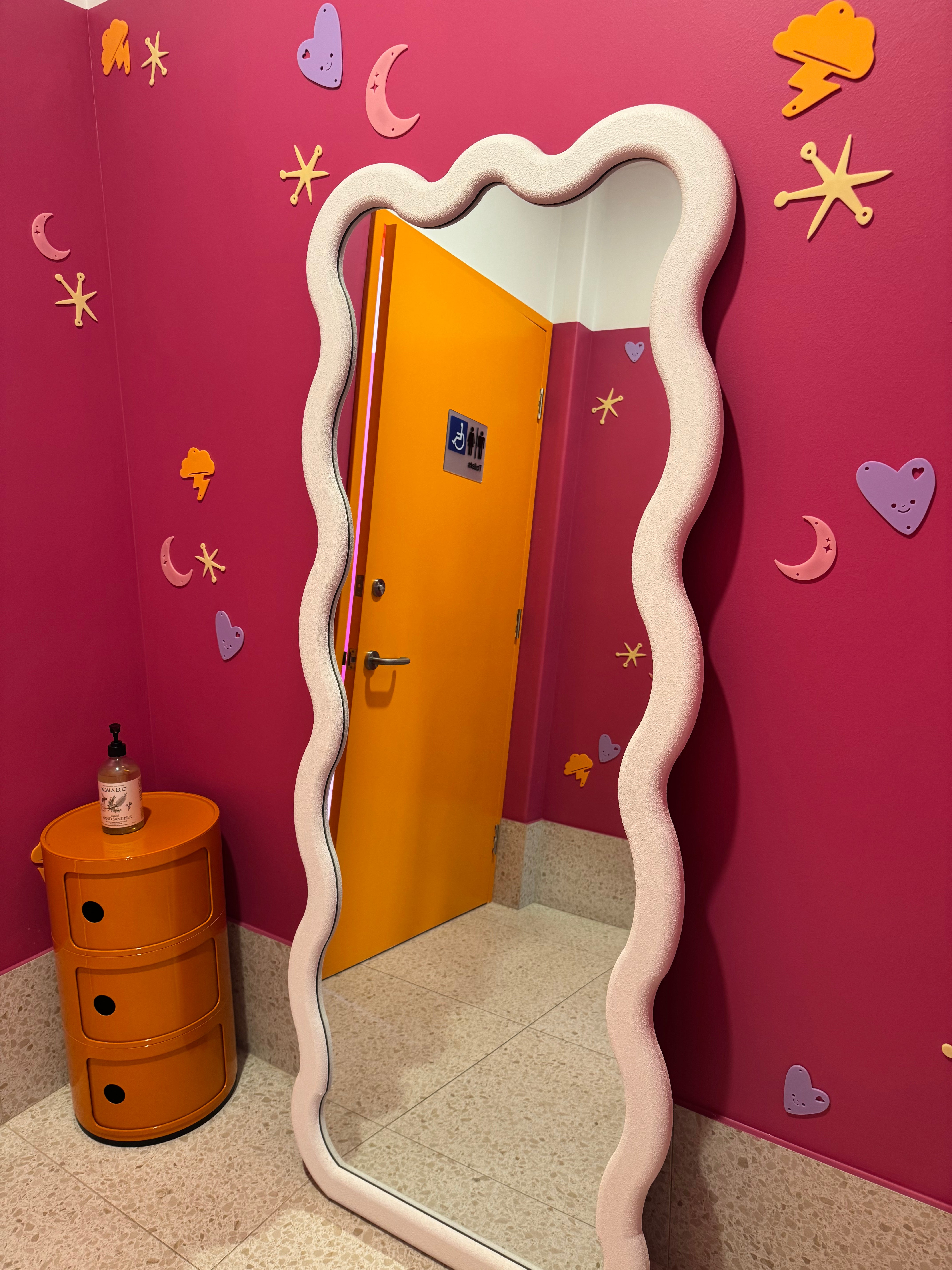 Wavy Full Length Mirror