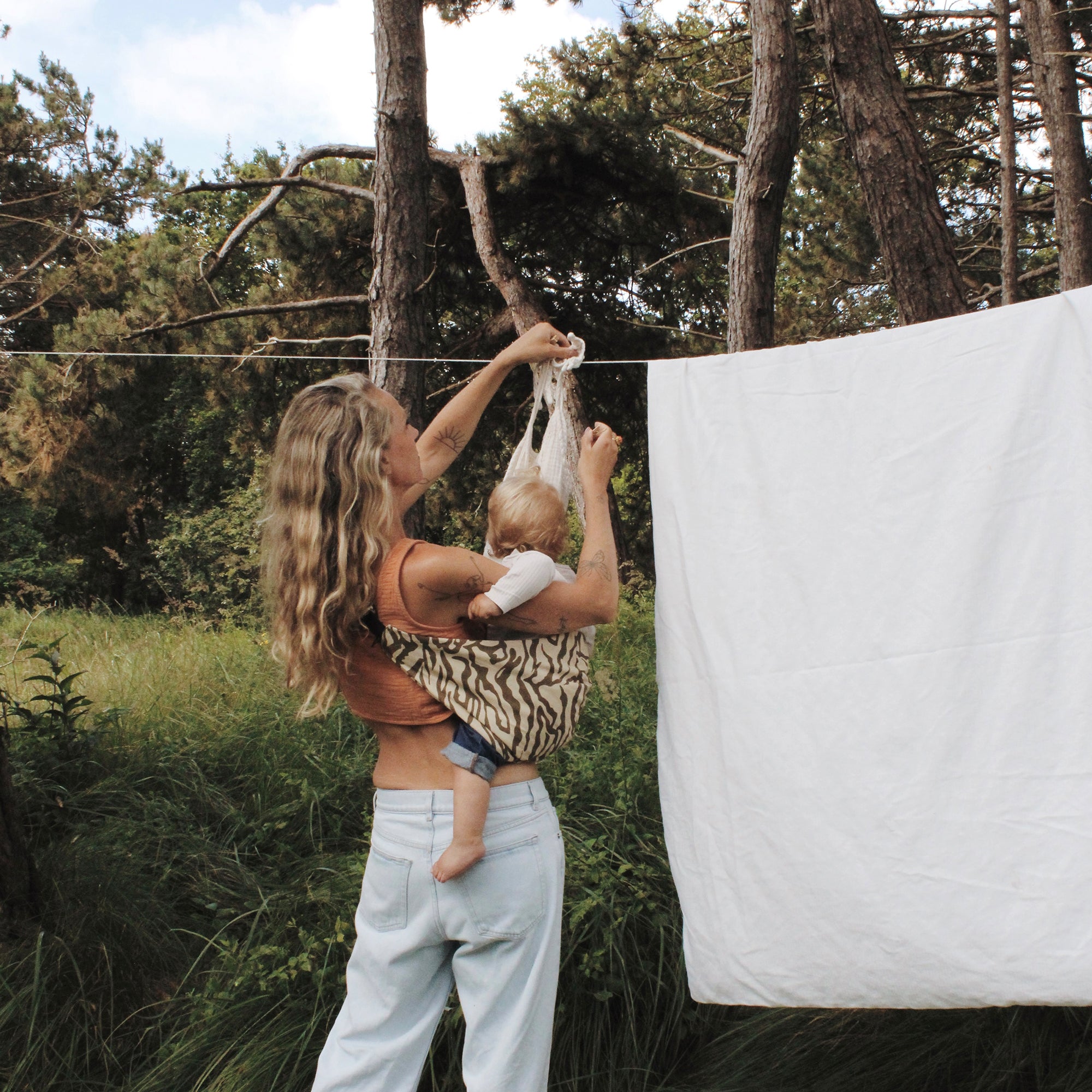 Toddler Swing Carrier - Zebra