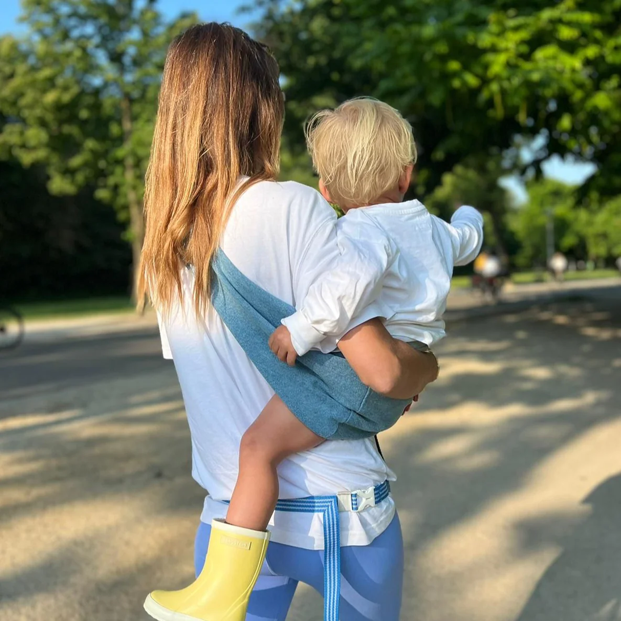 Toddler Swing Carrier - Denim