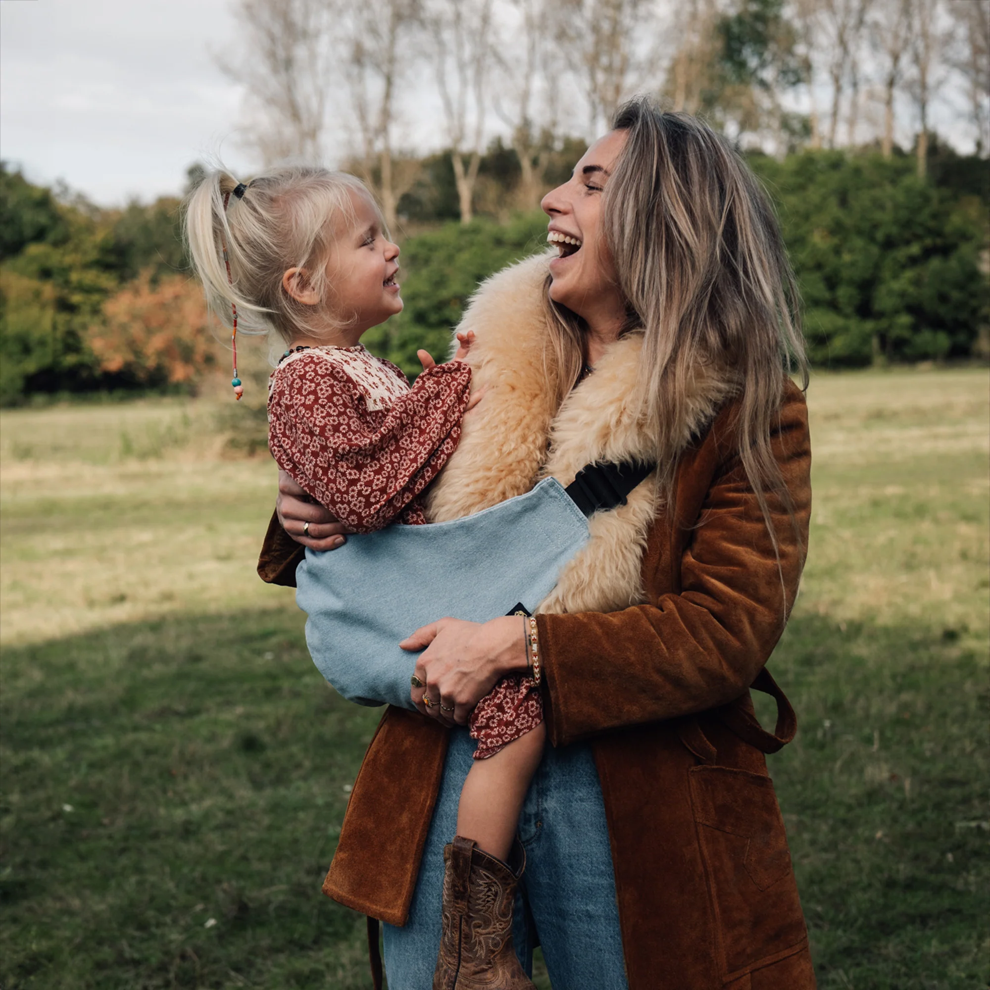 Toddler Swing Carrier - Denim