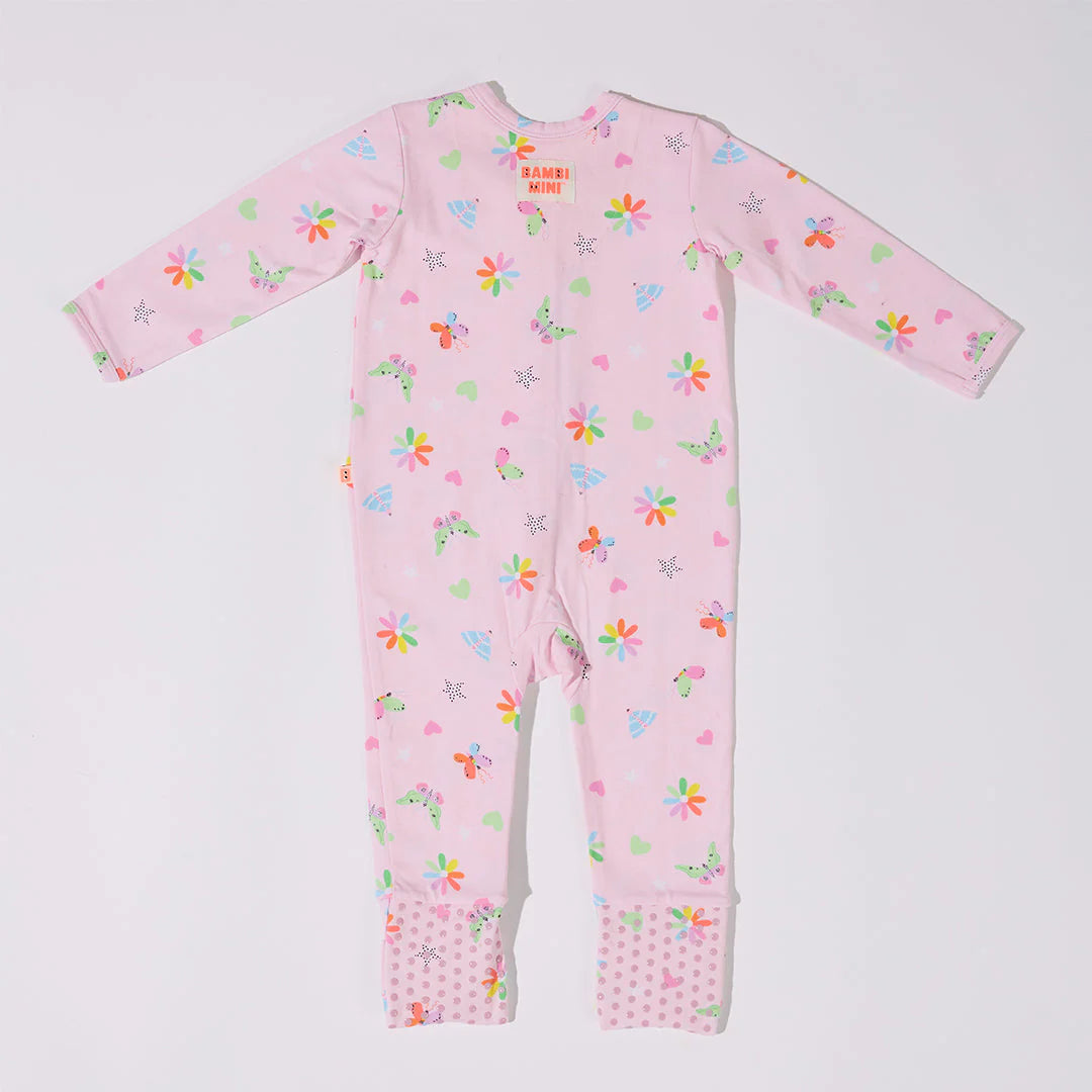 The Wrigglesuit - Flowers and Butterflies Print