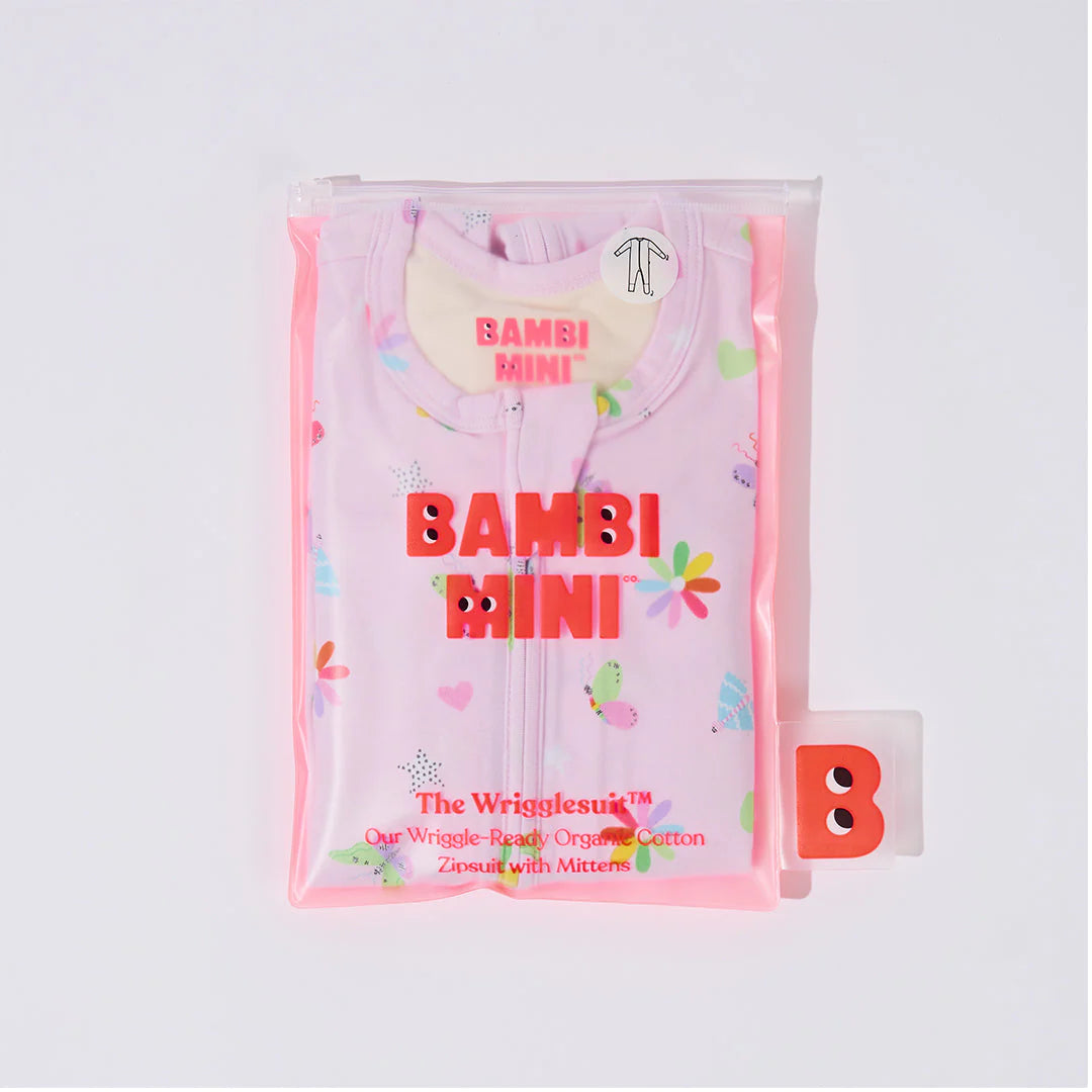 The Wrigglesuit - Flowers and Butterflies Print