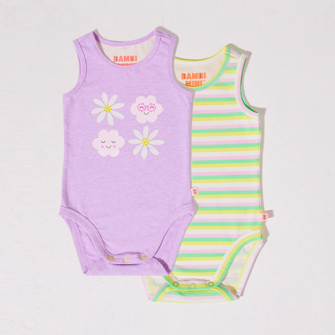 The Super Singlet- Flowers + Cloud Pack