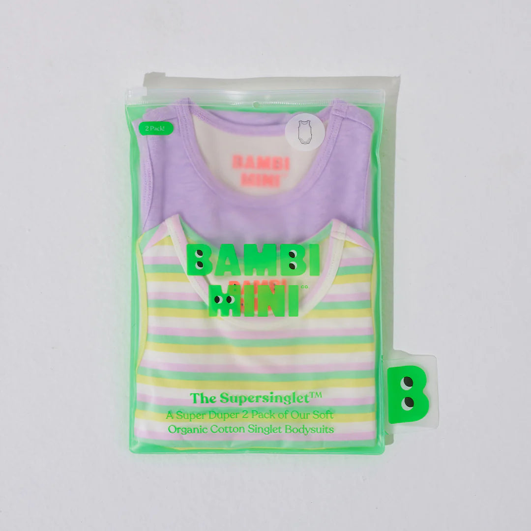 The Super Singlet- Flowers + Cloud Pack