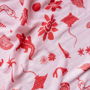 Desert Snake - Pink & Red Wrap